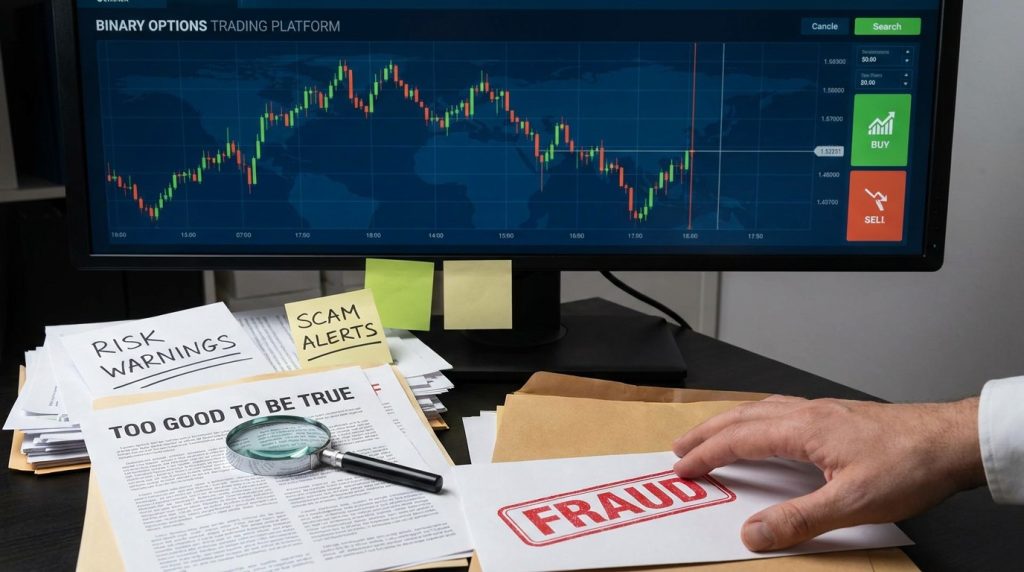 binary options scams and risk